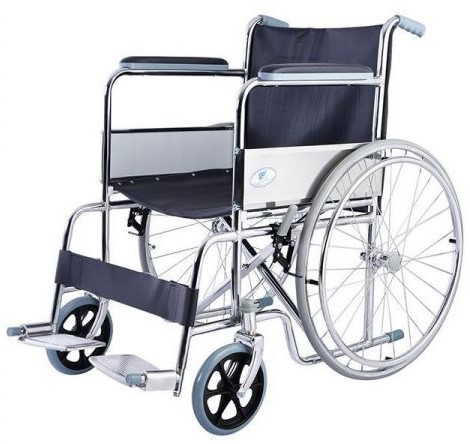 Easy portable folding standard wheelchair